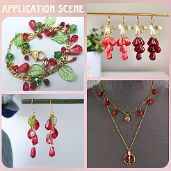 30Pcs Handmade Lampwork Pendants&nbsp;LAMP-SC0001-84