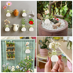 5Pcs Miniature Glass Vase Bottles with Polyester Cord&nbsp;AJEW-TAC00055
