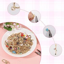 1 Bag DIY Keychain Kit&nbsp;DIY-GL0007-19B