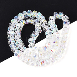 Electroplate Glass Beads Strands&nbsp;X-EGLA-T021-20A