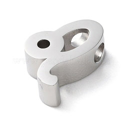 星座 304 ステンレススチール チャーム  レオ  9x8x3mm  穴：2mm&nbsp;LS-STAS-U038-01P-05