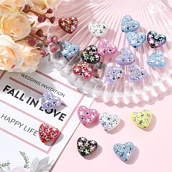 20Pcs UV Plating Iridescent Acrylic Beads&nbsp;OACR-YW0003-96