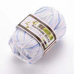 ソフトベビー用毛糸  竹繊維と絹で  コーンフラワーブルー  1mm  約140m /ロール  50 G /ロール  6のロール/箱&nbsp;YCOR-R024-ZM042A