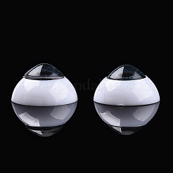 クラフトプラスチック人形の眼球  ハロウィンホラー小道具  スチールブルー  20x10mm&nbsp;DIY-PH0019-63E-20mm