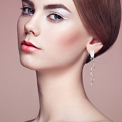 20Pcs 2 Colors Brass Stud Earring Findings&nbsp;KK-ME0002-55