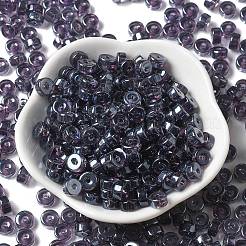 Transparent Colours Luster Glass Seed Beads&nbsp;SEED-E001-T3x6mm-A05