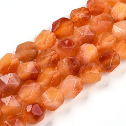 Dyed Natural White Jade Beads Strands&nbsp;G-T139-8mm-45U