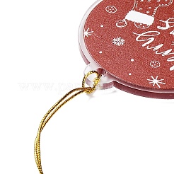Christmas Theme Acrylic Pendant Decoration&nbsp;HJEW-G021-01C