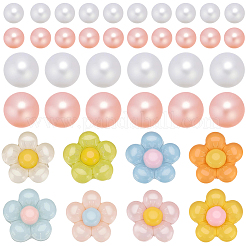 16Pcs Translucent Resin Cabochons&nbsp;RESI-SP0001-66