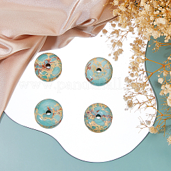 4Pcs Synthetic Shoushan Stone Pendants&nbsp;G-FH0002-66