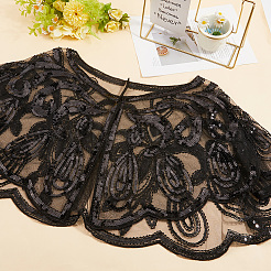 Polyester Women Chiffon Wraps&nbsp;AJEW-WH20070-005B