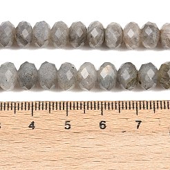 Natural Labradorite Beads Strands&nbsp;G-C259-A41-5x8mm