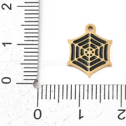Halloween 304 Stainless Steel Enamel Pendants&nbsp;FIND-I068-01G-02