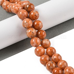 Natural Orange Calcite Beads Strands&nbsp;G-I247-10C-01