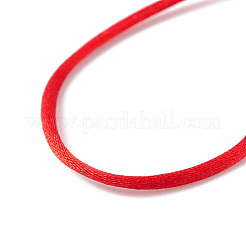 Heart Braided Nylon Cord Mobile Accessories&nbsp;HJEW-JM00607-04