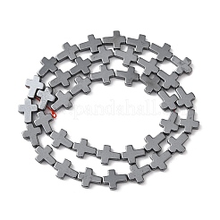 Non-magnetic Synthetic Hematite Beads Strands&nbsp;G-P218-17-08