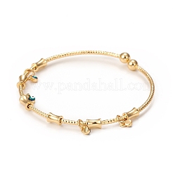 Rack Plating Brass Cuff Bangles&nbsp;BJEW-E071-04G