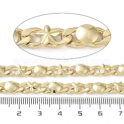 Rack Plating Brass Curb Chains&nbsp;CHC-F018-09G-01