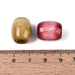 Opaque Acrylic Imitation Cat Eye European Beads&nbsp;OACR-N161-02