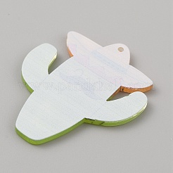 Carnival Themed Opaque Printed Acrylic Pendants&nbsp;LS-SACR-WH0008-015F