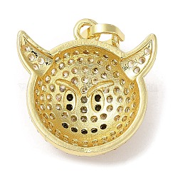 Brass with Cubic Zirconia Pendents&nbsp;KK-K340-03G