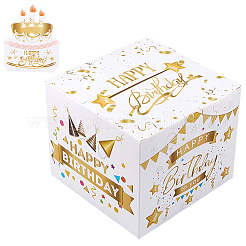 Happy Birthday Day Money Box for Cash Gift Pull&nbsp;DIY-WH200050-31D