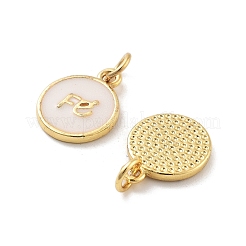 Rack Plating Brass Enamel Charms&nbsp;KK-C063-15G