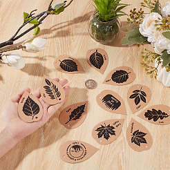 24Pcs 12 Styles Kraft Paper Plant Identification Cards&nbsp;DIY-WH0699-34