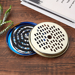 Tinplate Mosquito Coil Holder&nbsp;AJEW-WH0042-69LG