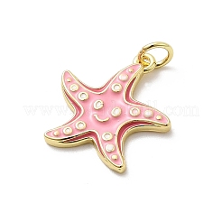 Brass Enamel Pendants&nbsp;KK-P338-03C-G03