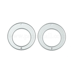 炭素鋼カッティングダイステンシル  DIY革製造用  スター  マットプラチナカラー  40mm&nbsp;DIY-WH0158-06