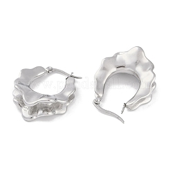 Non-Tarnish 304 Stainless Steel Hoop Earrings&nbsp;EJEW-C105-09P