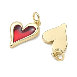 Brass Enamel Pendants&nbsp;KK-F933-03G