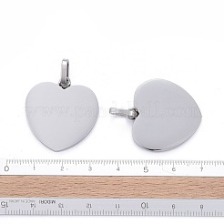 Tarnish Resistant 304 Stainless Steel Mirror Polished Finish Stamping Blank Tag Pendants&nbsp;STAS-P055-04P