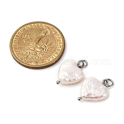 Natural Keshi Pearl Pendants&nbsp;PALLOY-JF04207-02