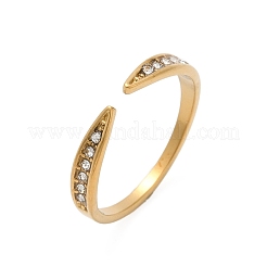 304 Stainless Steel Cuff Open Rings&nbsp;LS-RJEW-S629-10G-B