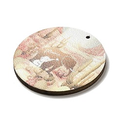 Mother's Day Theme Wooden Pendants&nbsp;FIND-Z031-01I