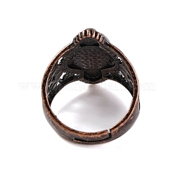 Mixed Stone Retro Finger Rings&nbsp;RJEW-B067-01R
