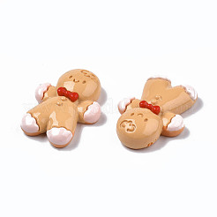 Christmas Theme Opaque Resin Cabochons&nbsp;CRES-N021-117