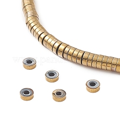 Electroplate Non-magnetic Synthetic Hematite Beads Strands&nbsp;X-G-J164A-3mm-07