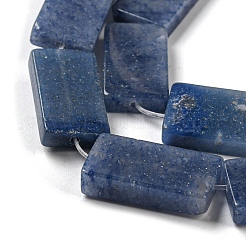 Dyed & Heated Natural Blue Aventurine Beads Strands&nbsp;G-M420-G08-01