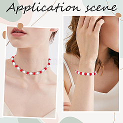 500Pcs 2 Colors Opaque Acrylic Beads&nbsp;MACR-SP0002-31