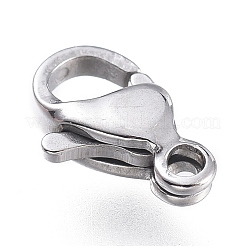 Tarnish Resistant 316 Surgical Stainless Steel Lobster Claw Clasps&nbsp;X-STAS-M281-01P-A