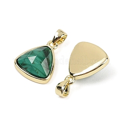 Natural Malachite Pendants&nbsp;G-O176L-14G