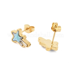 Ion Plating(IP) 3Pairs 3 Styles 304 Stainless Steel Star & Moon Earrings&nbsp;EJEW-A114-08G