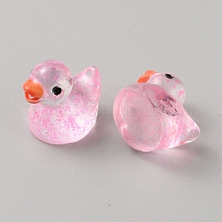 Mini Resin Sequins Duck Home Display Decorations&nbsp;RESI-SZC0004-06D