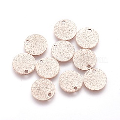 Ion Plating(IP) 304 Stainless Steel Charms&nbsp;STAS-E455-02RG-10mm