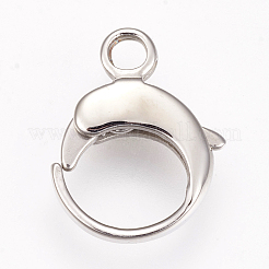 Tarnish Resistant 304 Stainless Steel Lobster Claw Clasps&nbsp;STAS-I082-16P-02