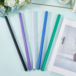 10Pcs 5 Colors Plastic Folder Insert&nbsp;AJEW-CP0008-78