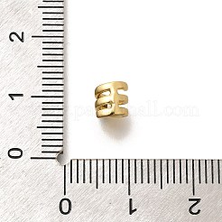 真鍮ビーズ  長持ちメッキ  鉛フリー＆カドミウムフリー  コラム  18KGP本金メッキ  5.5x5mm  穴：3.5mm&nbsp;KK-L225-022G